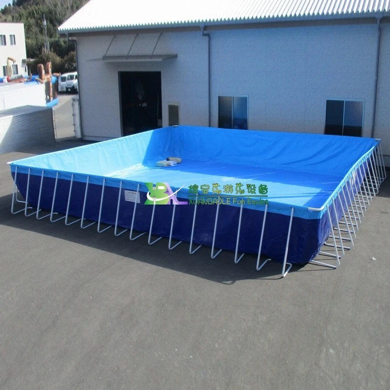 Cadre en acier respectueux de l'environnement mobile commercial commercial avec piscine de cadre 1