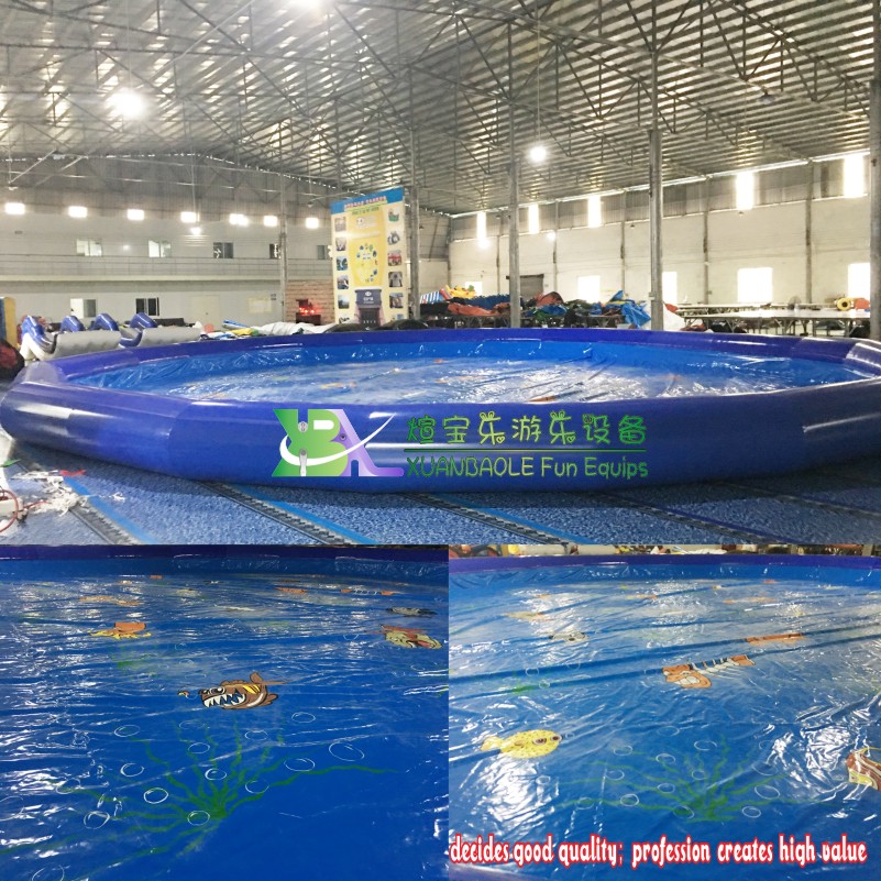 Large inflatable circular pool - indoor and outdoor universal amusement equipment 6