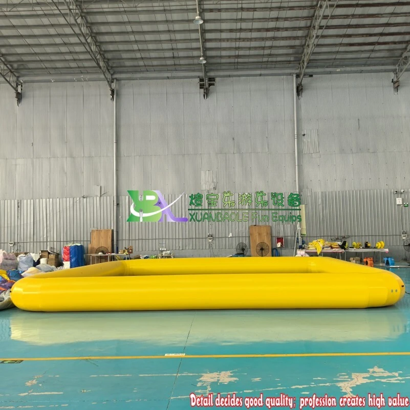 Yellow Rectangular Inflatable Pool for Backyard & Events 1