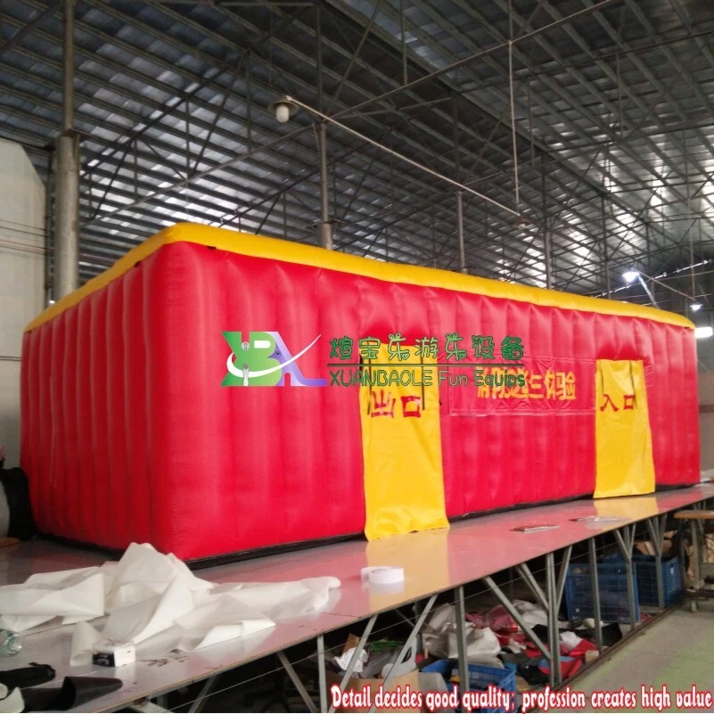 Children's Fire Education Tunnel - Imitation Room Inflatable Fire Safety Tent 1