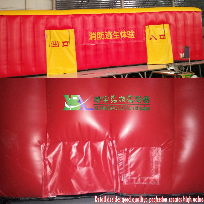 Children's Fire Education Tunnel - Imitation Room Inflatable Fire Safety Tent 6