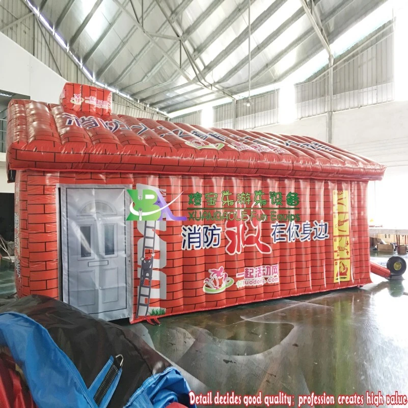 Inflatable Fire - fighting Training House Fire - drill - specific Inflatable Tent 1