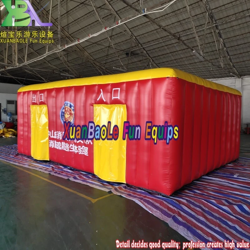 Inflatable Fire Escape Experience Room Fire Escape Inflatable Experience Space 1