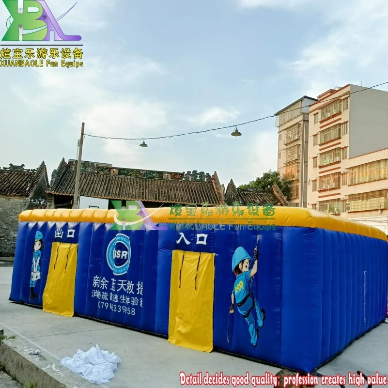 Inflatable Rescue Fire - related Escape Training Inflatable Tent Inflatable Maze Tent for Fire Drill 1