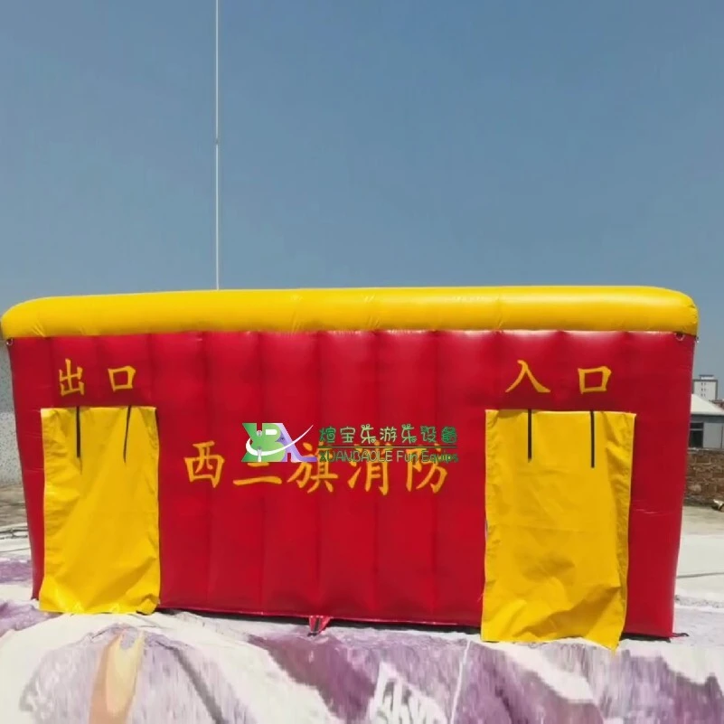 Moven Inflatable Fire Training Tent for Fire Simulation Inflatable Tent Fire Drill 1