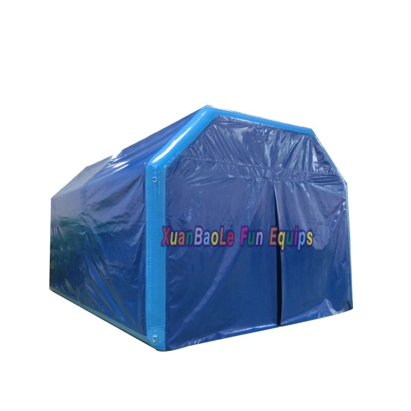 Carpa inflable azul para refugios de emergencia y operaciones de campo 1