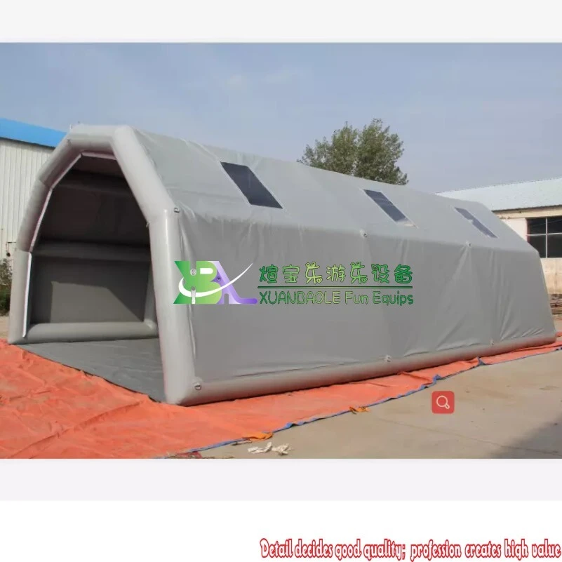 Outdoor Waterproof Emergency Medical Hospital Isolation Tent Gray Inflatable Air Tent 1