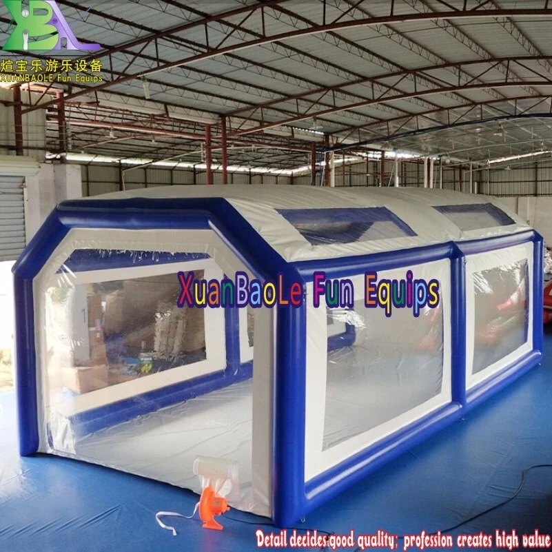 Customized Size Airtight Inflatable Car Tent: Waterproof Garage & Carport, Inflatable Car Wash Shelter 1
