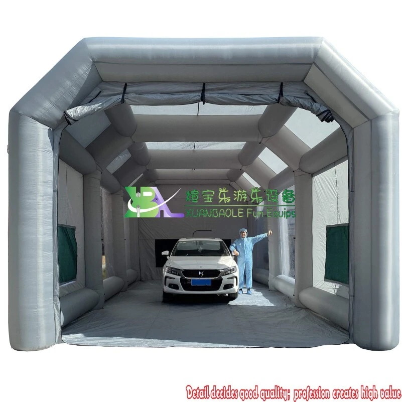 Inflatable Car Spray Booth - Portable & Enclosed Garage for Auto Painting and Maintenance 1