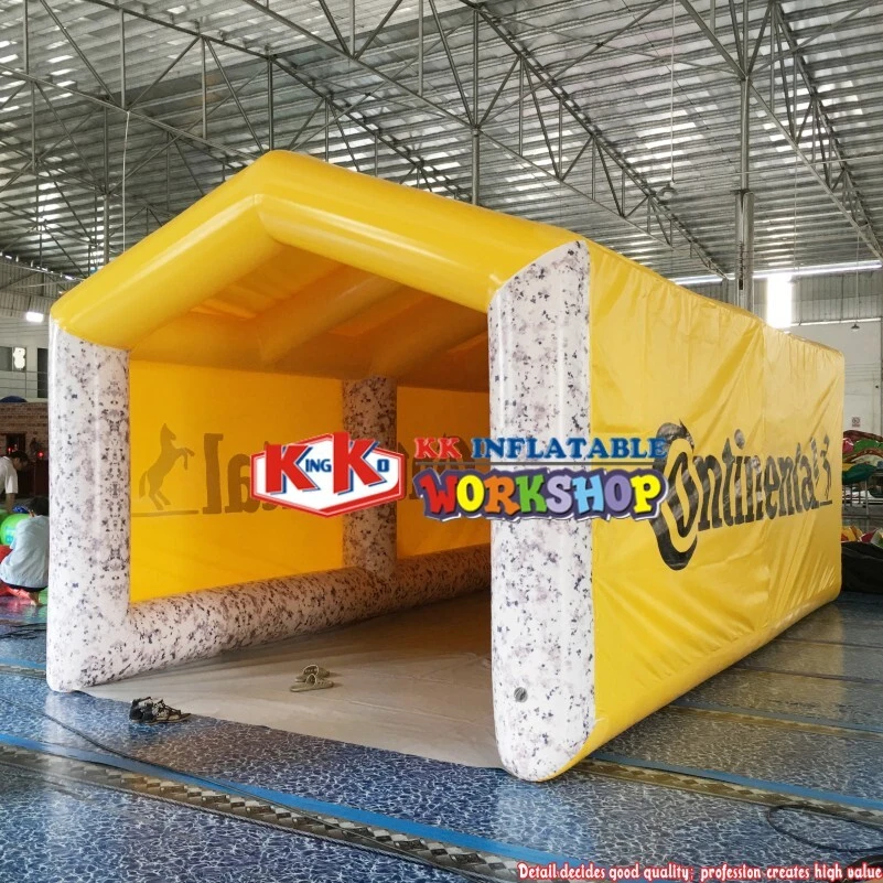 custom - printed inflatable garage outdoor inflatable temporary garage 1