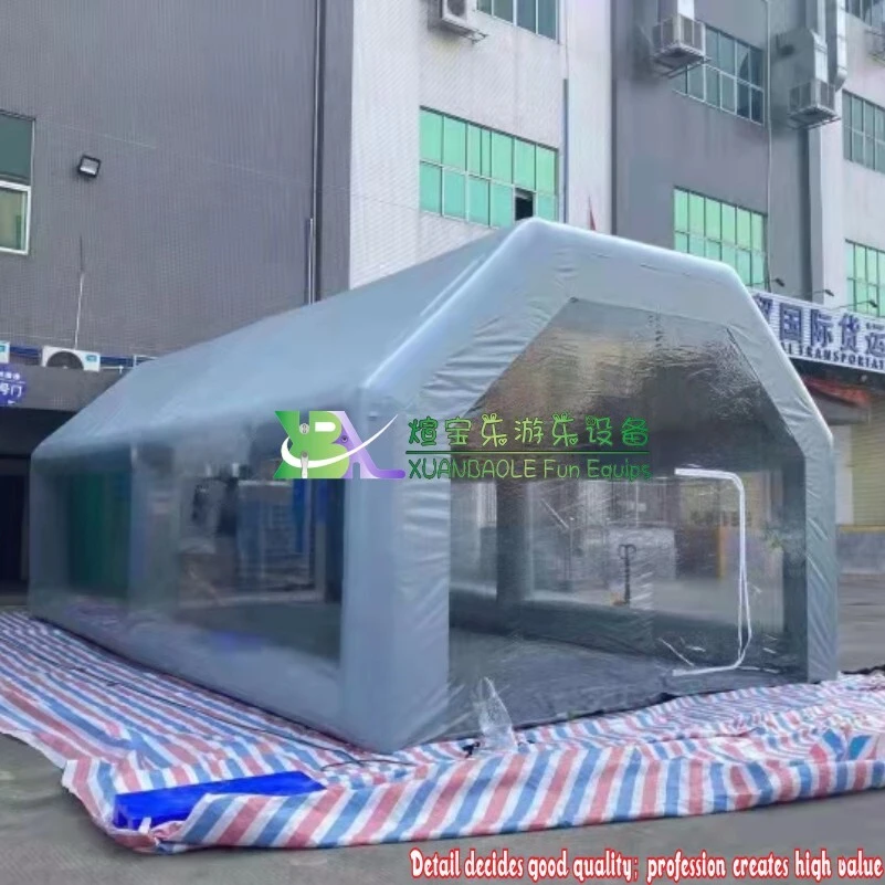 Custom made Inflatable Transparent Shelter Tent for Vehicle Protection 1
