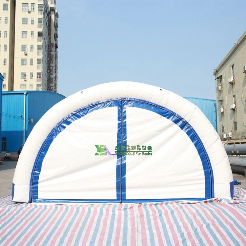 Arched Inflatable Tent Blue and White Design Event Venues and Commercial Exhibitions 1