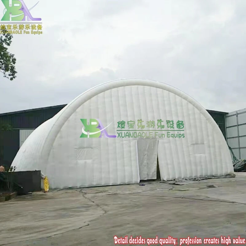 Hangar inflable gigante para tienda de campaña con arco para exteriores, para eventos, exposiciones y deportes 1