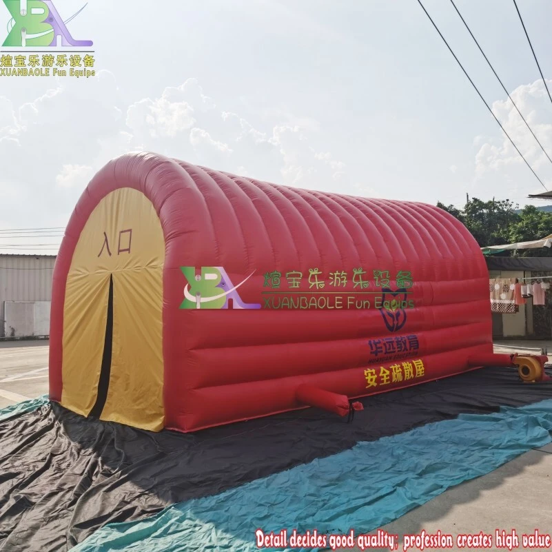 Inflatable Safety Evacuation Tent for Anti - stepping & Fire Drill | School - use Inflatable Maze & Tunnel Tent 1