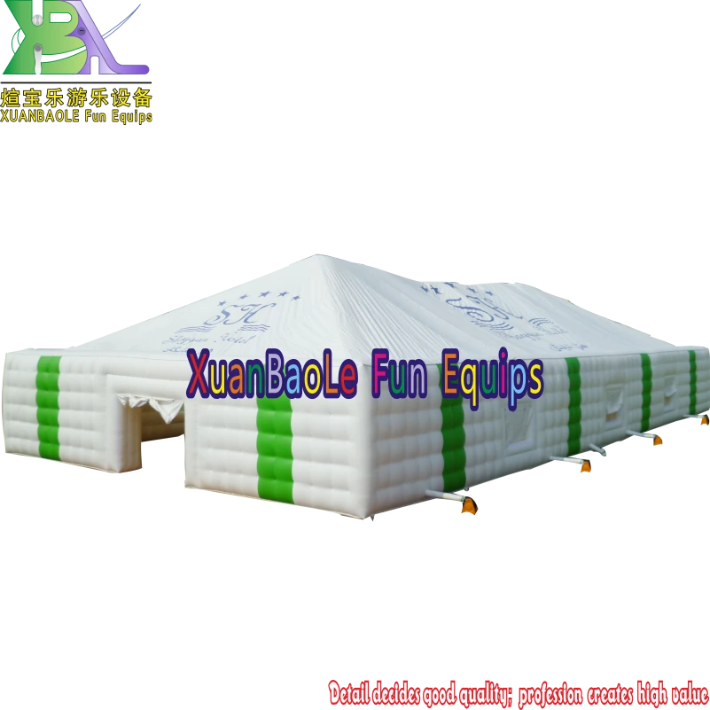 Large outdoor Inflatable Camping Tent 20m Cube Inflatable Marquee, Inflatable Tent for Exhibition Advertising 1