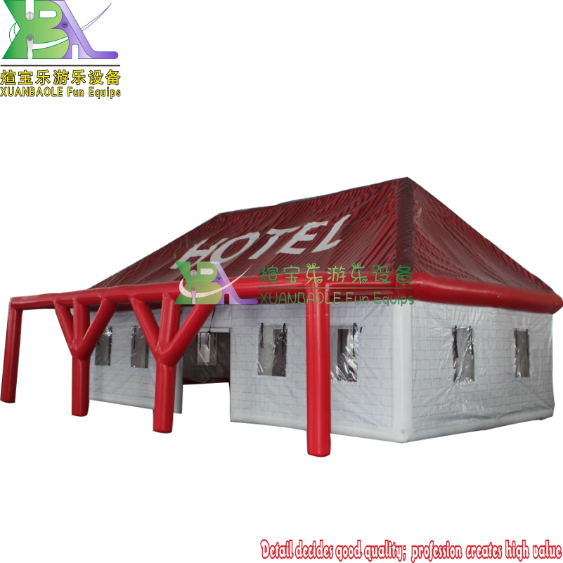 Outdoor inflatable Hotel- Style Pub Tent, Custom made sealed inflatable pub bar Tent 1