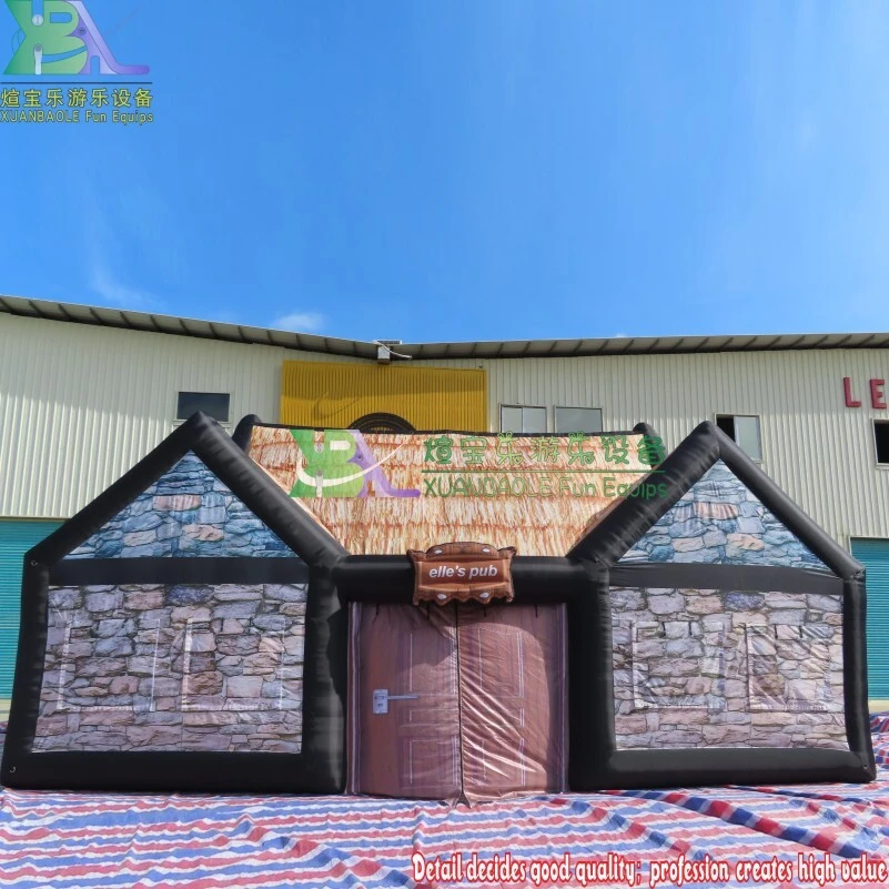 8x5 mts Outdoor Giant Inflatable PUB Bar Tent with Full Digital Printing for Parties & Events 1