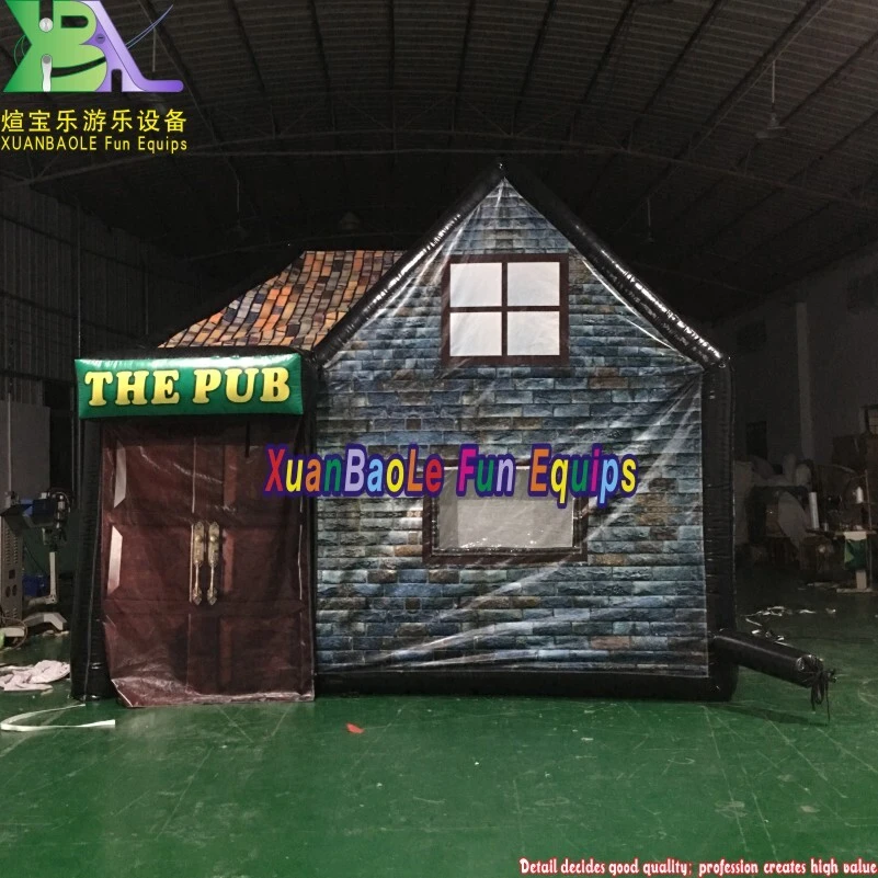 Inflatable Pub Tent with Realistic House Design for Events & Parties 1