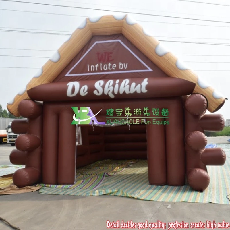 Custom Inflatable Log Cabin Tent for Various Events 1