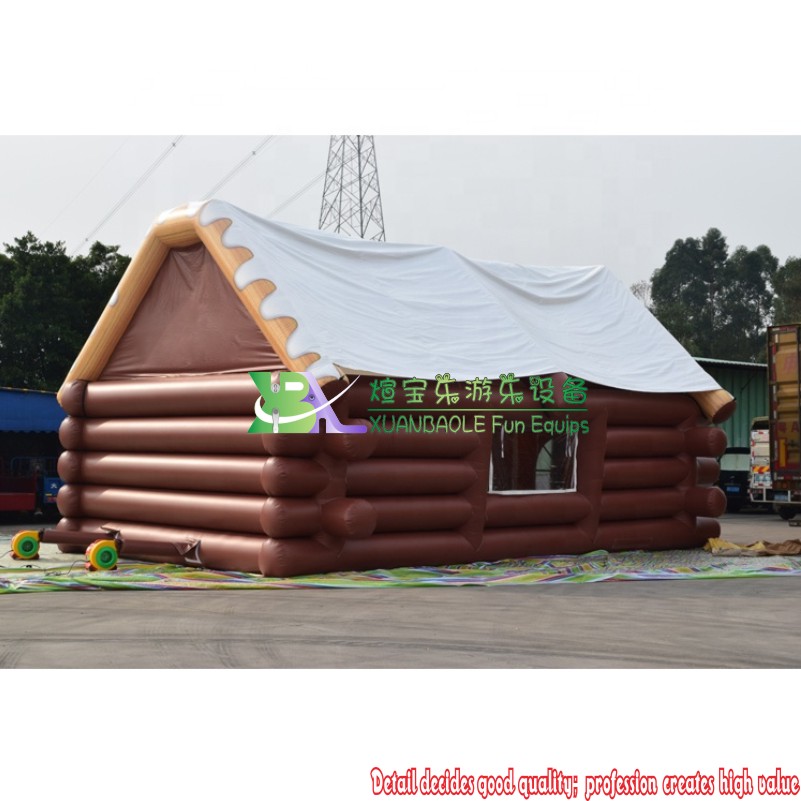 Custom Inflatable Log Cabin Tent for Various Events 5