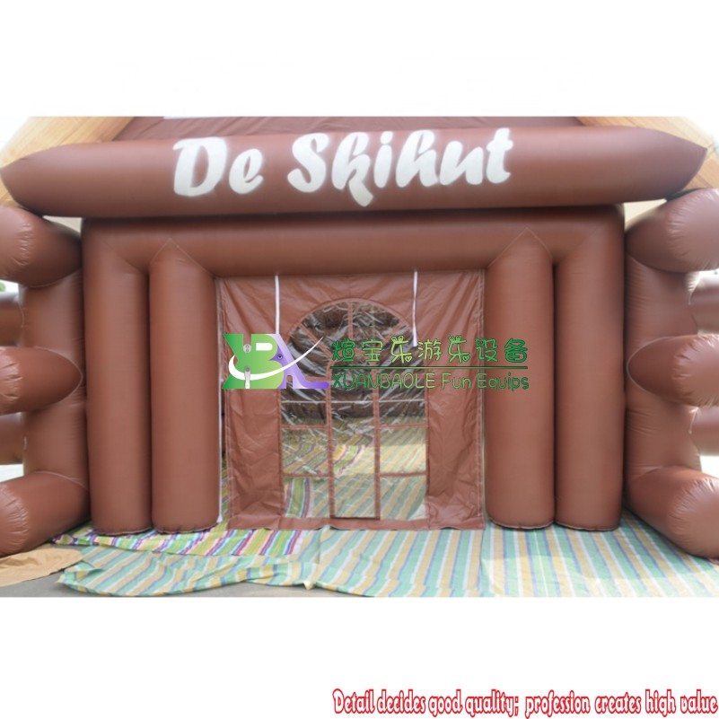 Custom Inflatable Log Cabin Tent for Various Events 4