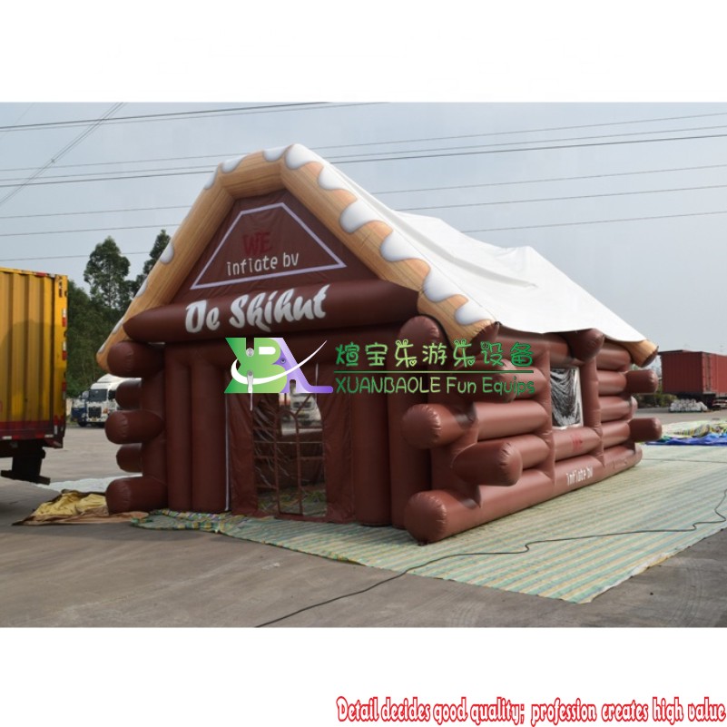 Custom Inflatable Log Cabin Tent for Various Events 2