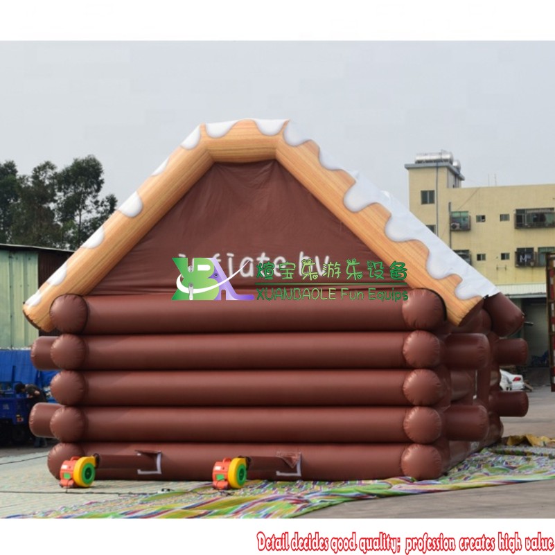 Custom Inflatable Log Cabin Tent for Various Events 3