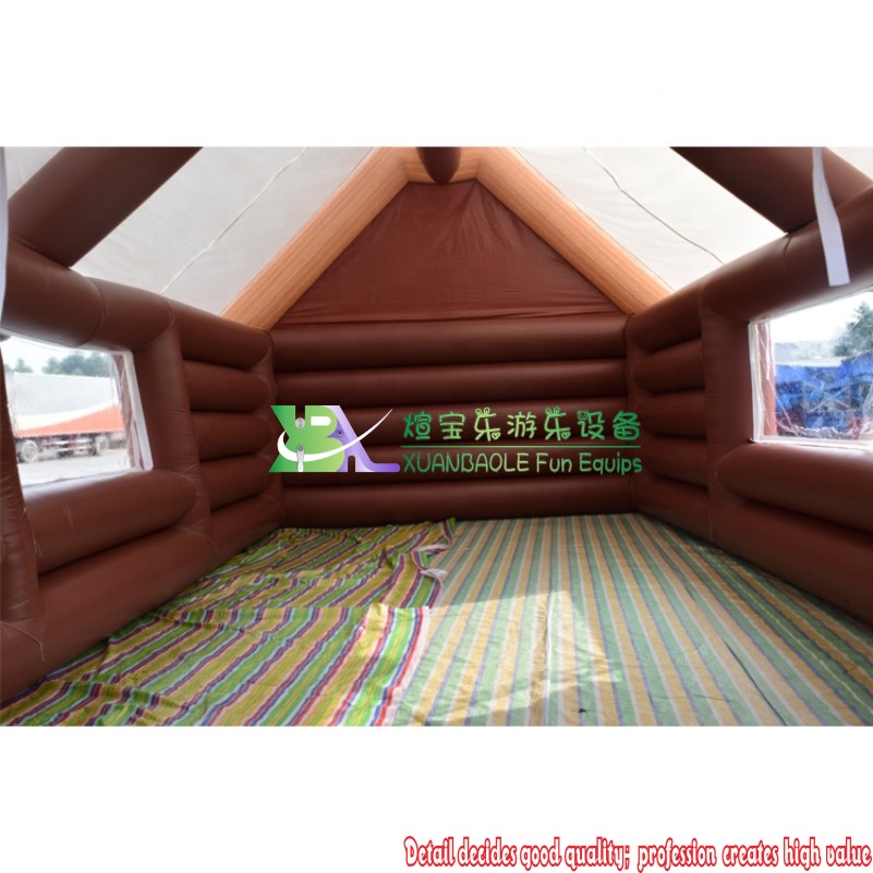 Custom Inflatable Log Cabin Tent for Various Events 7