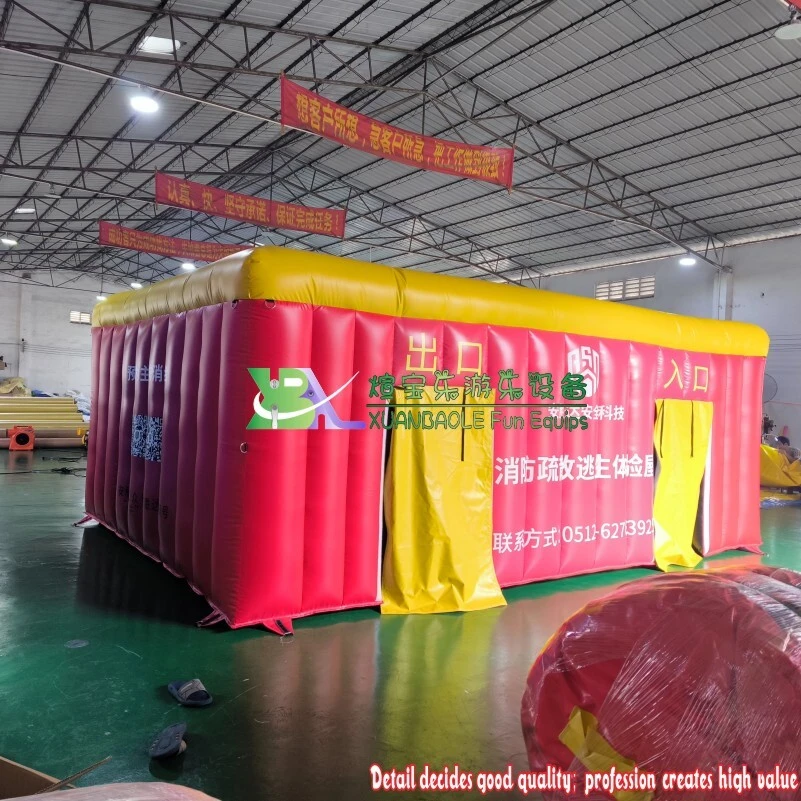 Tienda inflable para simulacro de evacuación en caso de incendio: Domina las técnicas de escape 1