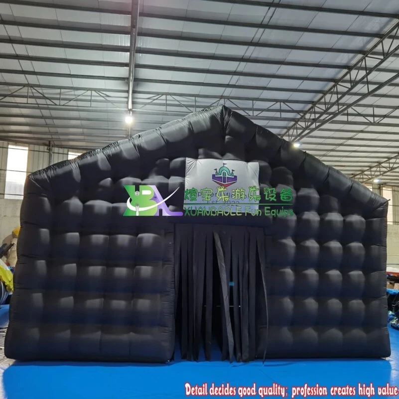 Black Inflatable Night club Tent Cube-A Good Choice for Party Event 1