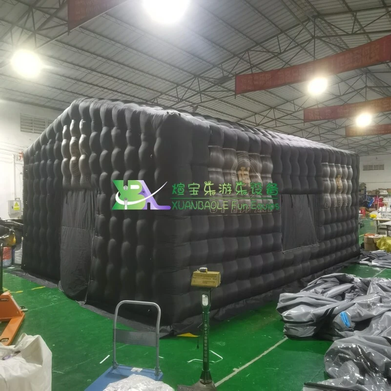 Black Inflatable Cube Tent Events & Trade Shows 1