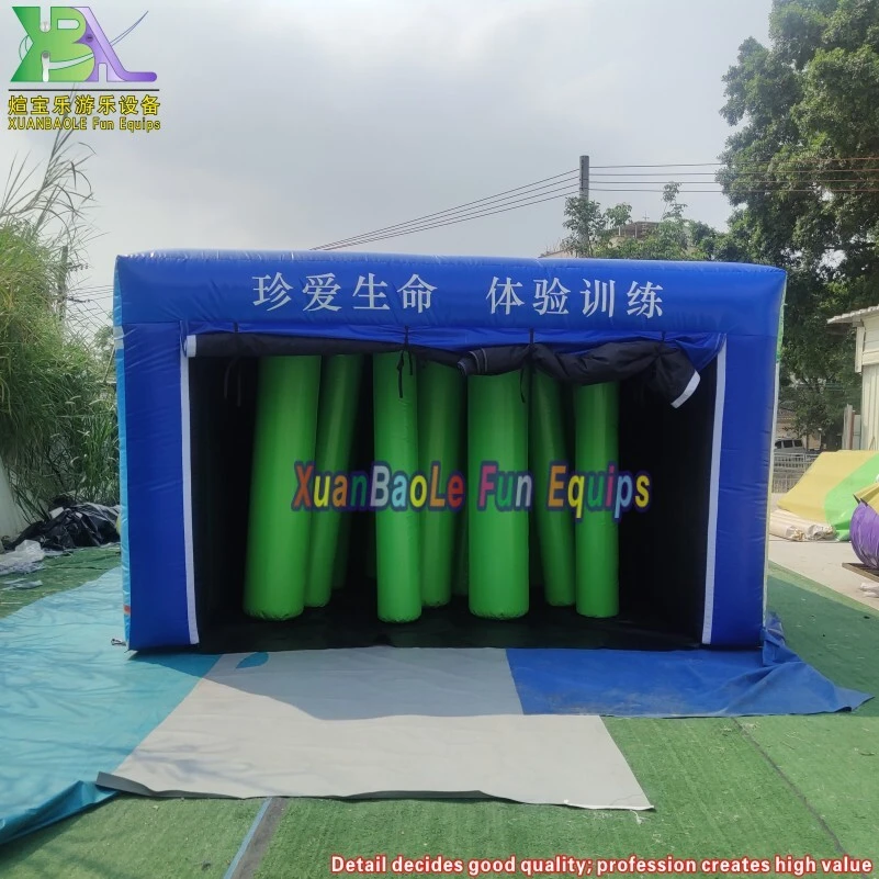 School - use Inflatable Anti - stepping & Fire Drill Safety Evacuation Maze - Tunnel Tent 1