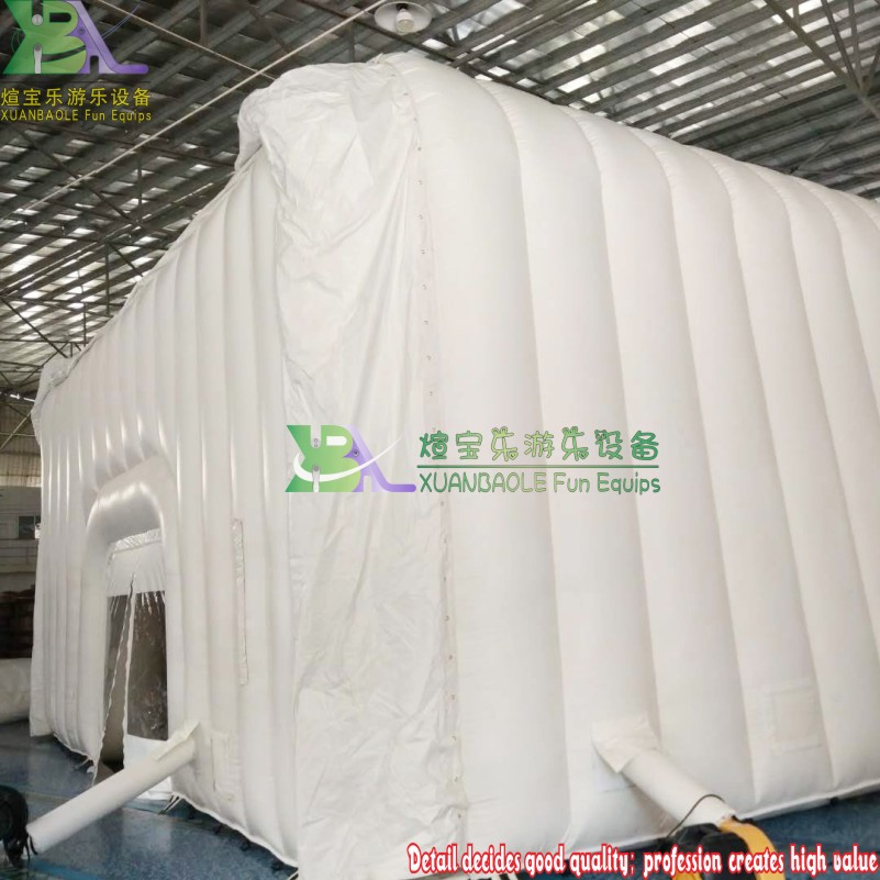 Carpa inflable grande blanca para eventos y espaciosas reuniones. 5