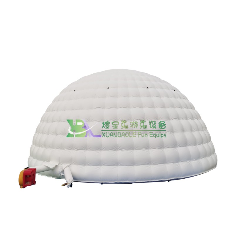 Outdoor Large - Scale Inflatable Igloo - Shaped Advertising Tent 7