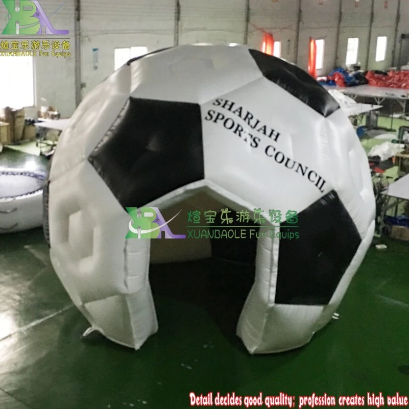 Soccer - Shaped Inflatable Dome Tent for Sports Events & Brand Promotion 1