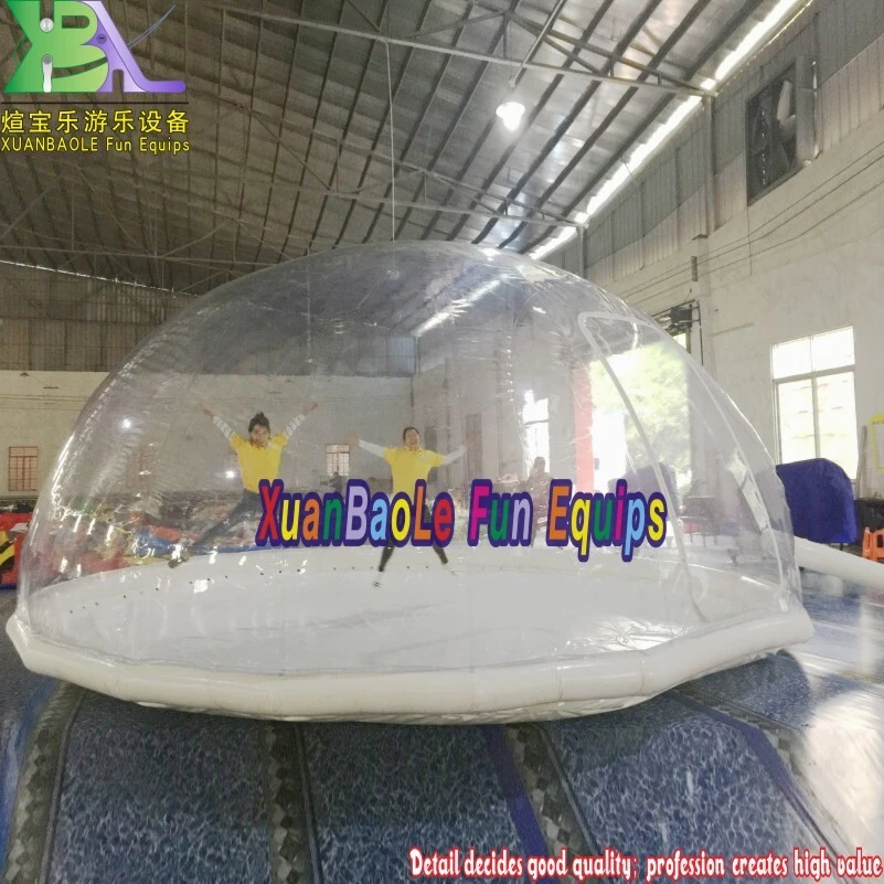 Tente gonflable transparente à bulles pour camping en plein air, hôtels et événements avec vue panoramique à 360° 1