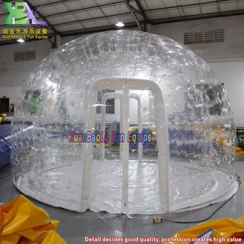 Inflatable Transparent Bubble Tent - Hand-Made PVC Clear Dome for Outdoor Tent 1