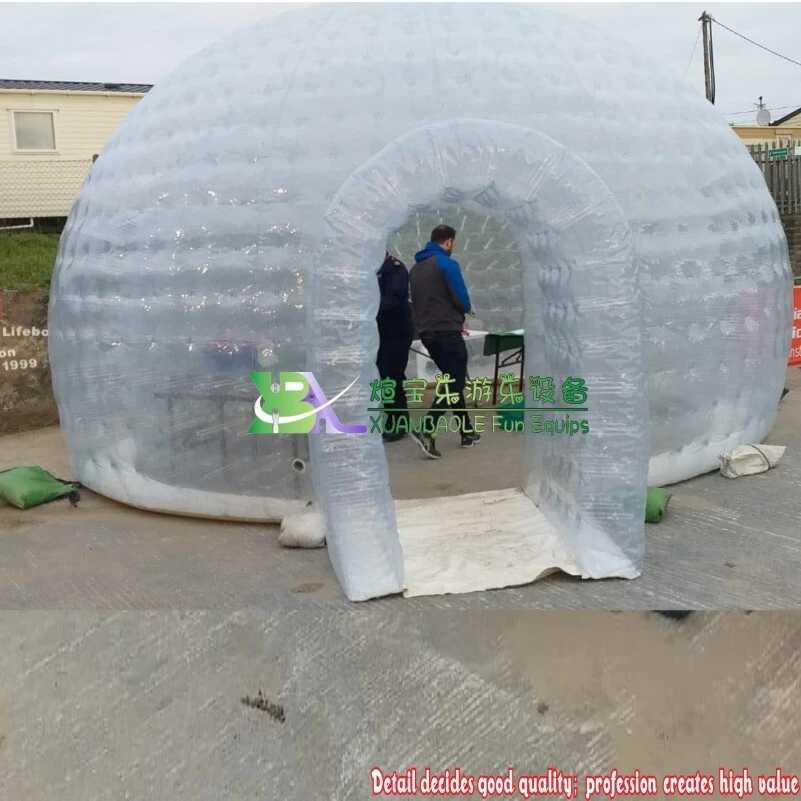 Transparent Inflatable Dome Tent Outdoor Event Convenient storage tent 1
