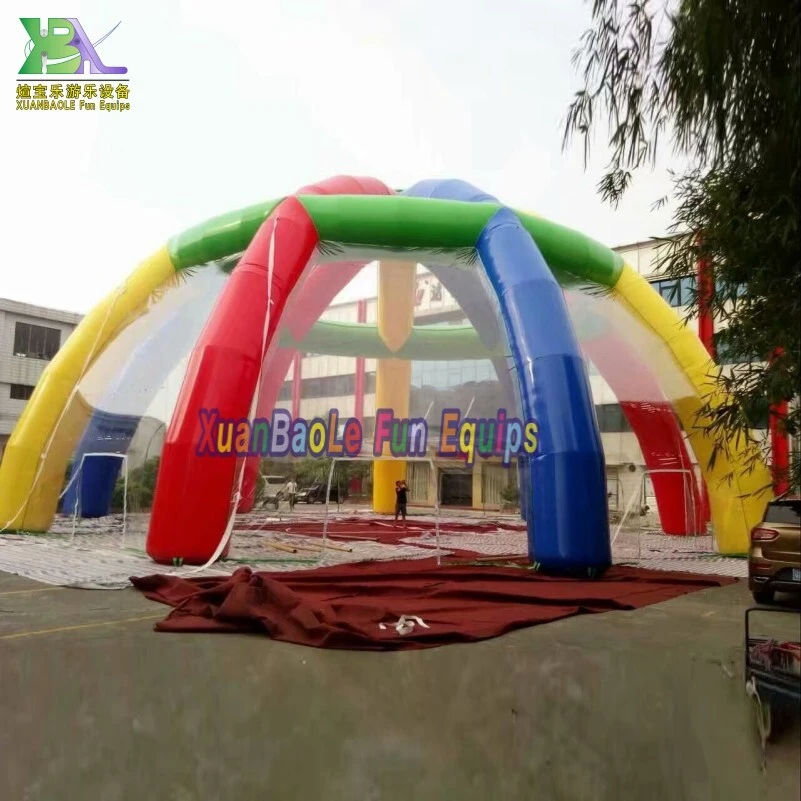 Giant 22m Colorful Inflatable Spider Tent for Outdoor Events & Amusement 1