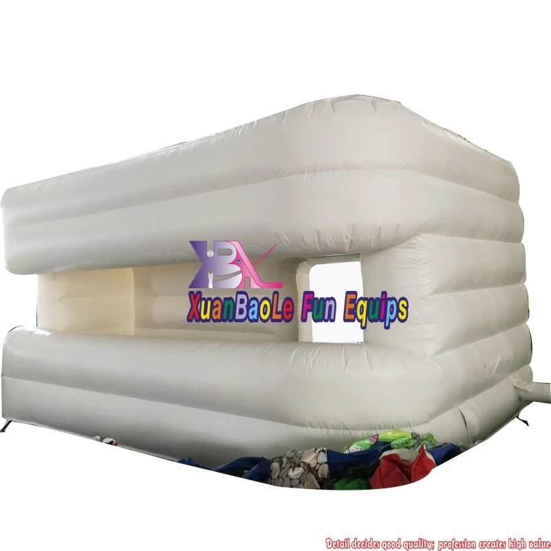 Custom White Inflatable Bar Exhibition Serving Drink Bar Counter Inflatable Pub 1
