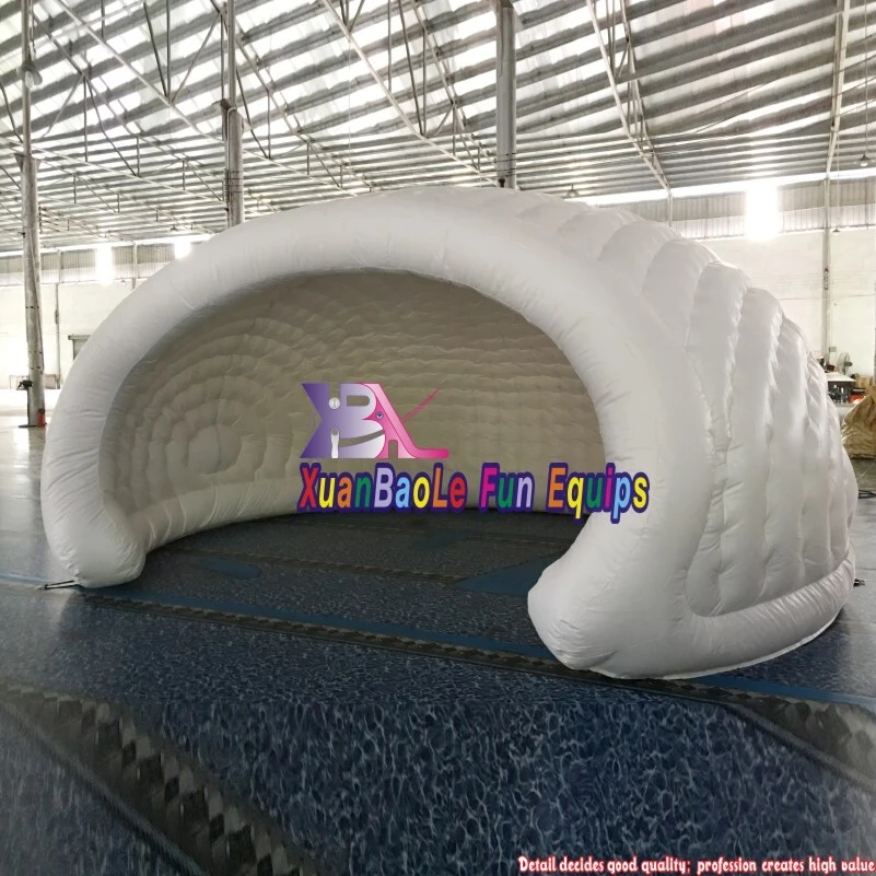 PVC Inflatable Half Moon Tent Mobile Stage Coverage Outdoor Scene Inflatable Tent 1