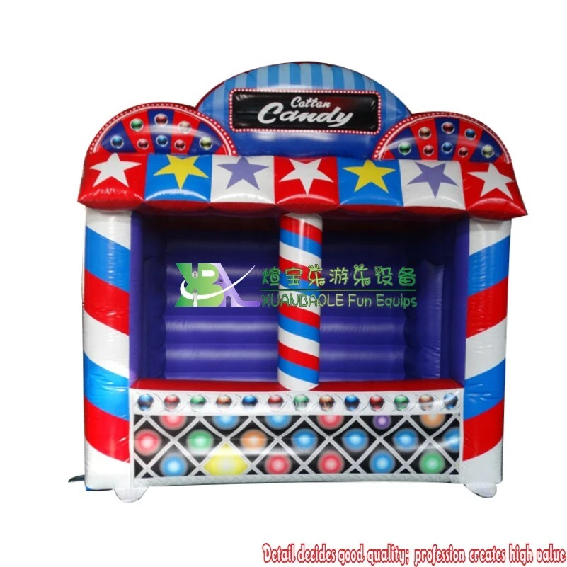 Carpa inflable estilo carnaval para puesto de algodón de azúcar – Puesto de venta para eventos y ferias 1
