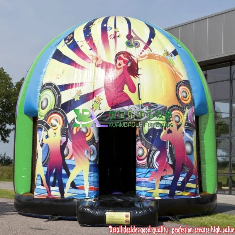 Inflatable Cars Disco Bounce House Inflatable Dome Tent 1