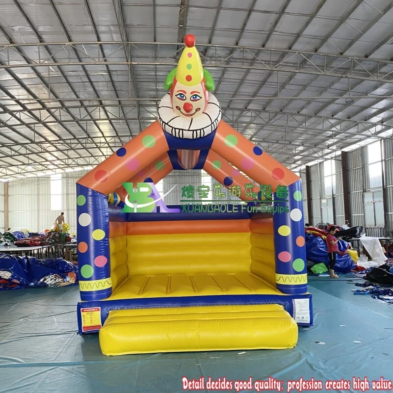 Colorful Clown Inflatable Castle – Kids’Jumping Castle for Party Fun 1