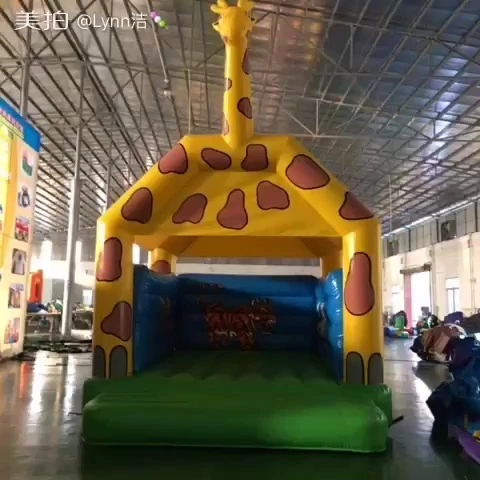 Château gonflable girafe - Équipement de saut pour petits enfants d'un fabricant professionnel 1