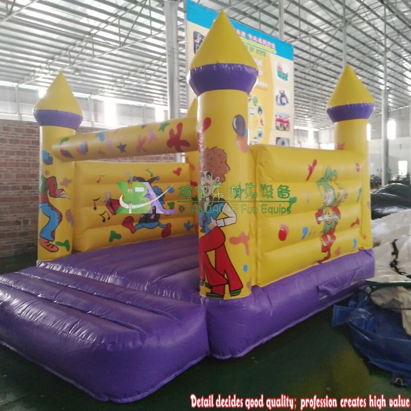Circus-Themed Inflatable Bounce Castle with Clown Designs - Jumping Castle for Kids' Party 1