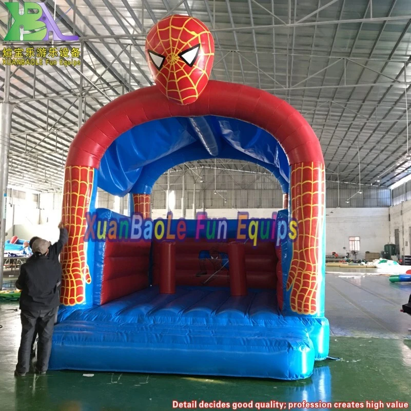 Indoor Outdoor Inflatable Spiderman Bouncer Castle Jumping Moonwalk Inflatable Bouncer House 1