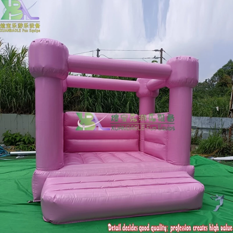 Kids' Birthday Parties Durable Inflatable Bouncer Castle Pink mini Bounce House 1