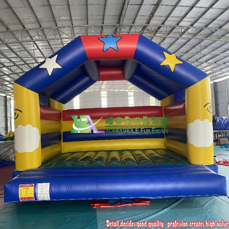 Custom PVC Inflatable Moonwalk house Kid Inflatable bounce House 1