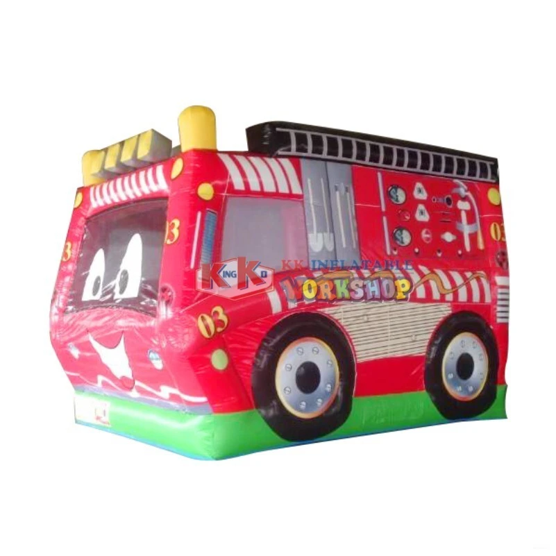 Castillo inflable modelo camión de bomberos – Castillo inflable para estación de bomberos para niños 1